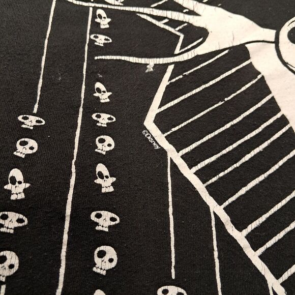Disney SHIRT M Jack Skellington Tux Nightmare Before Christmas Vtg 90s Y2k Goth - Picture 4 of 11